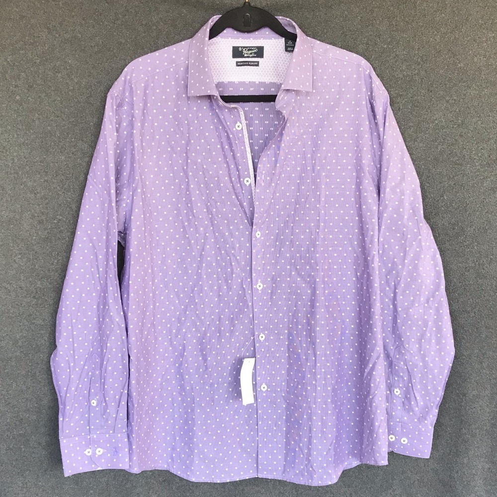 Original Penguin purple button down shirt